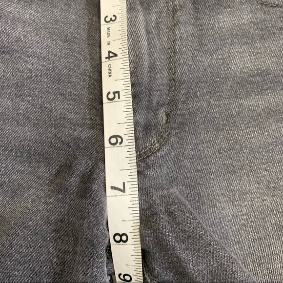 Levi’s 721 High Rise Skinny Distressed Split Knee Black Washed Jeans Size 27 - Picture 11 of 15